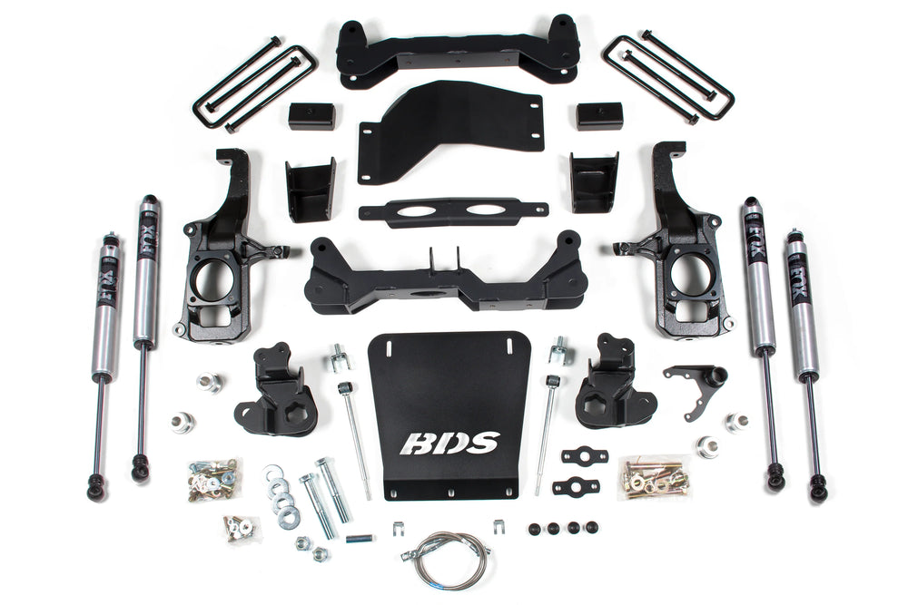 BDS Suspension 11-19 Chevy Silverado GMC Sierra 2500HD 3500HD 4WD 4.5 Inch Lift Kit FOX 2.0 Shocks