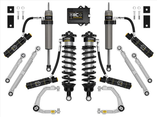 Icon Vehicle Dynamics 2022+ Toyota Tundra 1.25 To 3.25 Inch Stage 4 Suspension System 3.0 W/ Billet UCA K53214