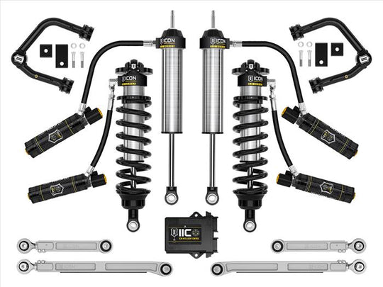 Icon Vehicle Dynamics 2022+ Toyota Tundra 1.25 To 3.25 Inch Stage 5 Suspension System 3.0 W/ Tubular UCA K53215T