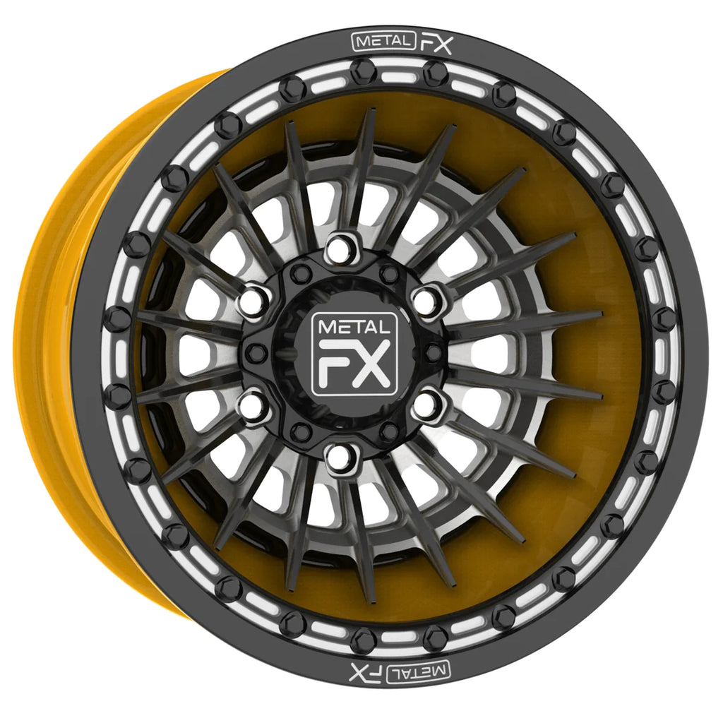 Metal FX Offroad Mobster 6R 15 x 8 15 x 11 Forged 3-Piece Beadlock Metal FX Offroad Mobster 6R 15 x 8 15 x 11 Forged 3-Piece Beadlock