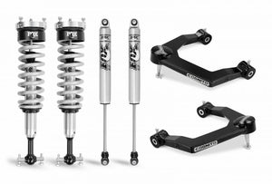 Cognito Motorsports 19-23 Silverado Sierra 1500 2WD 4WD 3-Inch Performance Leveling Kit With Fox Coilover 2.0 Shocks