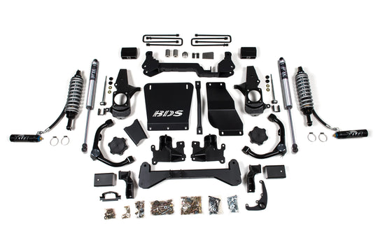 BDS Suspension 01-10 Chevy Silverado GMC Sierra 2500HD 3500HD 4WD 4.5 Inch Lift Kit FOX 2.5 Coil-Over Conversion FOX 2.0 Shocks
