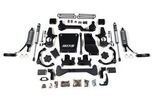 
                
                    Load image into Gallery viewer, BDS Suspension 01-10 Chevy Silverado GMC Sierra 2500HD 3500HD 4WD 6.5 Inch Lift Kit FOX 2.5 Coil-Over Conversion FOX 2.0 Shocks
                
            