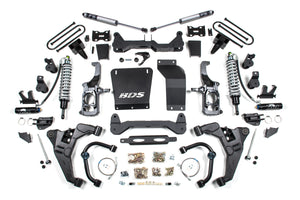 BDS Suspension 11-19 Silverado Sierra 2500HD 3500HD 4WD 6.5 Inch Lift Kit FOX 2.5 Coil-Over Conversion