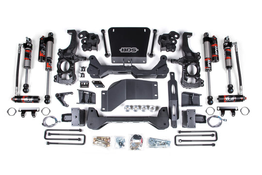 BDS Suspension 20-25 Chevy Silverado GMC Sierra 2500HD 3500HD 4WD 6.5 Inch Lift Kit FOX Performance Elite