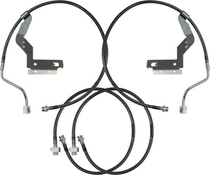 Carli Suspension Components 23+ Ford F250 F350 Stainless Steel Extended Brake Line Kit CS-FORDBBL-55-23 5.5 Inch Lift