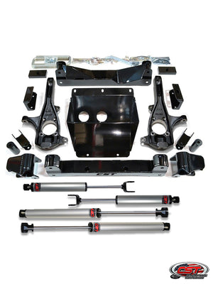 CST Suspension 11-19 Chevy GMC 2500HD 3500HD 4 to 6 Inch Stage 4 Suspension System Uniball Upper Control Arm CSK-G18-4