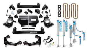 Cognito Motorsports 20-24 Silverado Sierra 2500HD 3500HD 2WD 4WD 4-Inch Performance Lift Kit with King Shocks Reservoir Adjusters 2.5 510-P1179