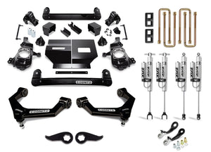 Cognito Motorsports 20-24 Silverado Sierra 2500HD 3500HD 2WD 4WD 5-Inch Standard Lift Kit With Fox Reservoir 2.0 Shocks 110-P1270