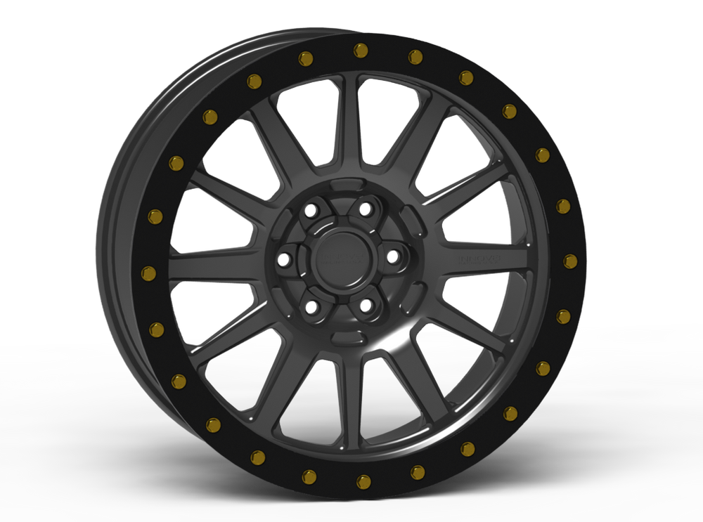 INNOV8 RACING G600 20 X 9" 5/6 LUG SIMULATED BEADLOCK WHEEL