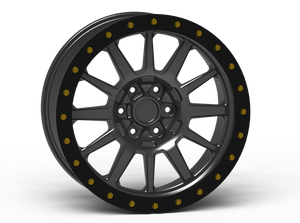 INNOV8 RACING G600 20 X 9" 5/6 LUG SIMULATED BEADLOCK WHEEL