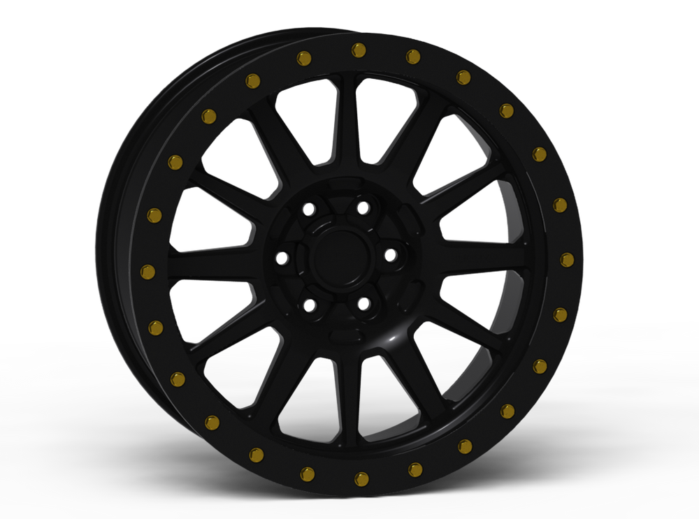 INNOV8 RACING G600 20 X 9" 5/6 LUG SIMULATED BEADLOCK WHEEL