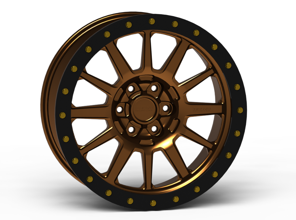 INNOV8 RACING G600 20 X 9" 5/6 LUG SIMULATED BEADLOCK WHEEL