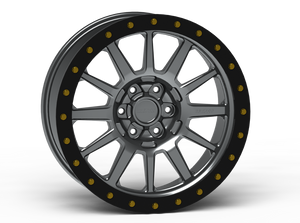 INNOV8 RACING G600 20 X 9" 5/6 LUG SIMULATED BEADLOCK WHEEL