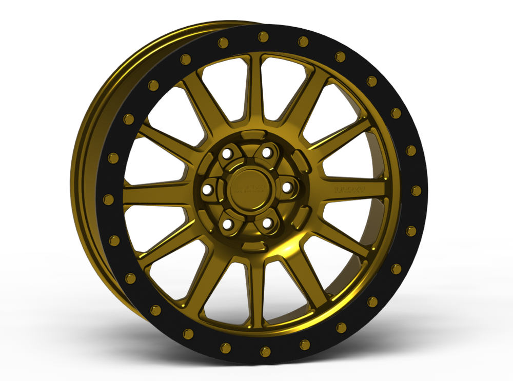 INNOV8 RACING G600 20 X 9" 5/6 LUG SIMULATED BEADLOCK WHEEL