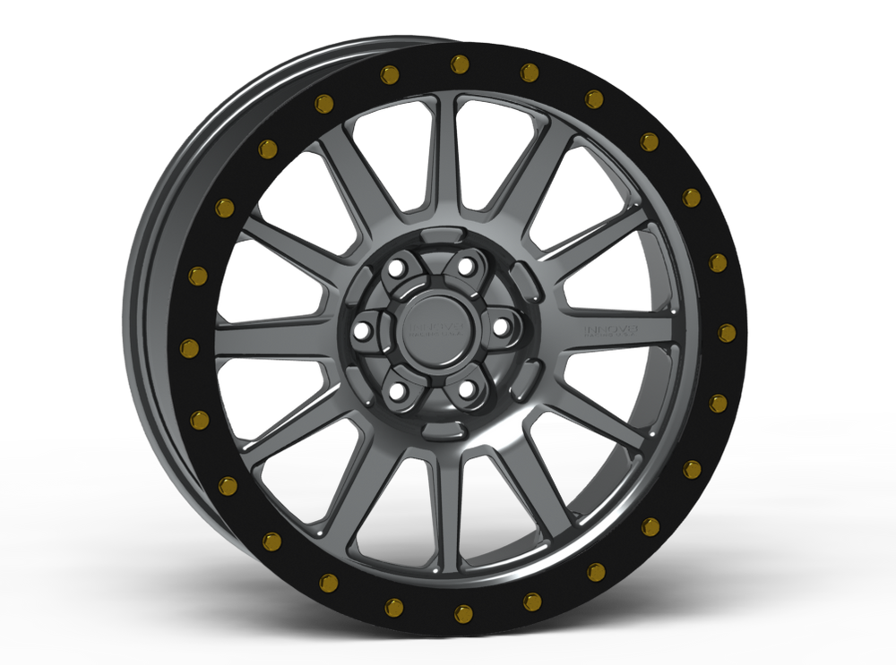 INNOV8 RACING G600 20 X 9" 5/6 LUG SIMULATED BEADLOCK WHEEL