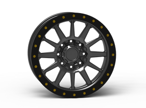 INNOV8 RACING G600 20 X 9" 8 LUG SIMULATED BEADLOCK WHEEL