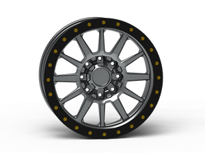 INNOV8 RACING G600 20 X 9" 8 LUG SIMULATED BEADLOCK WHEEL