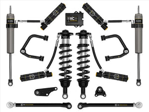 Icon Vehicle Dynamics 2024+ Toyota Tacoma 4WD 1.25 To 3 Inch Stage 10 Suspension System W/ Tubular UCA K53300T