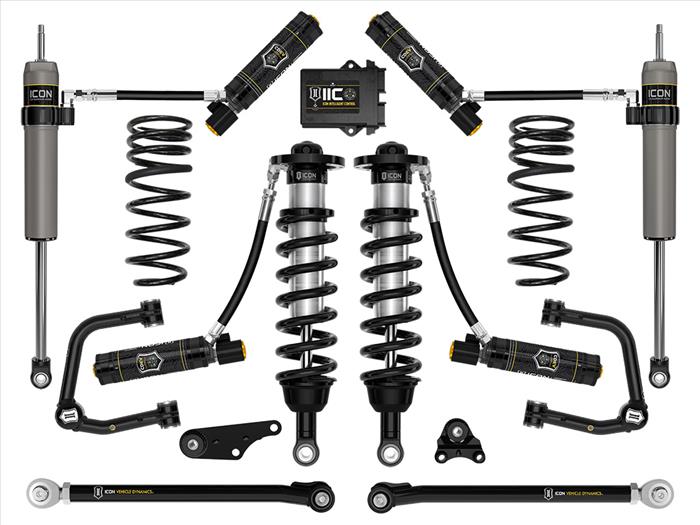 Icon Vehicle Dynamics 2024+ Toyota Tacoma 4WD 1.25 To 3 Inch Stage 10 Suspension System W/ Tubular UCA Triple Rate Springs K53300TS