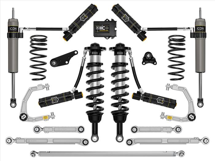 Icon Vehicle Dynamics 2024+ Toyota Tacoma 4WD 1.25 To 3 Inch Stage 13 Suspension System W/ Billet UCA K53303