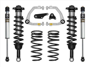 Icon Vehicle Dynamics 2024+ Toyota Tacoma 4WD 1.25 To 3 Inch Stage 2 Suspension System W/ Billet UCA Triple Rate Rear Spring K53292S
