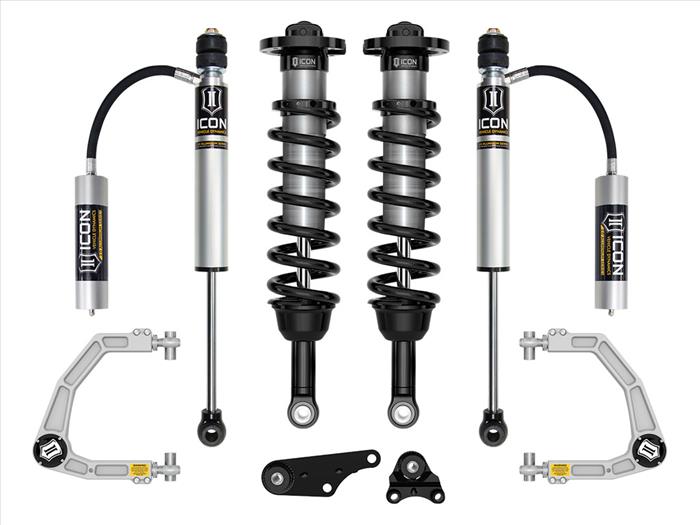Icon Vehicle Dynamics 2024+ Toyota Tacoma 4WD 1.25 To 3 Inch Stage 3 Suspension System W/ Billet UCA K53293