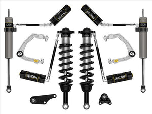 Icon Vehicle Dynamics 2024+ Toyota Tacoma 4WD 1.25 To 3 Inch Stage 4 Suspension System W/ Billet UCA K53294