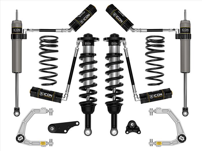 Icon Vehicle Dynamics 2024+ Toyota Tacoma 4WD 1.25 To 3 Inch Stage 4 Suspension System W/ Billet UCA Triple Rate Rear Spring K53294S