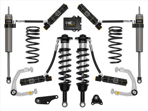 Icon Vehicle Dynamics 2024+ Toyota Tacoma 4WD 1.25 To 3 Inch Stage 6 Suspension System W/ Billet UCA Triple Rate Rear Springs K53296S