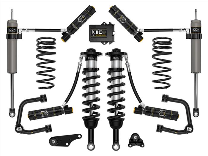 Icon Vehicle Dynamics 2024+ Toyota Tacoma 4WD 1.25 To 3 Inch Stage 6 Suspension System W/ Tubular UCA Triple Rate Rear Springs K53296TS