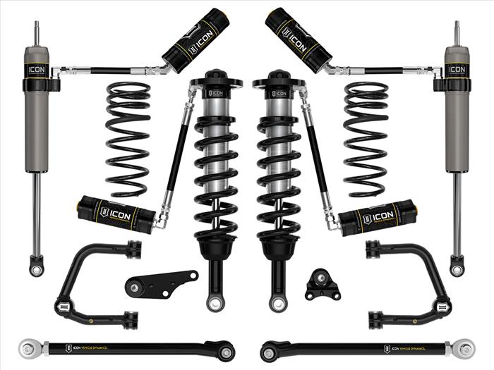 Icon Vehicle Dynamics 2024+ Toyota Tacoma 4WD 1.25 To 3 Inch Stage 7 Suspension System W/ Tubular UCA Triple Rate Rear Springs K53297TS
