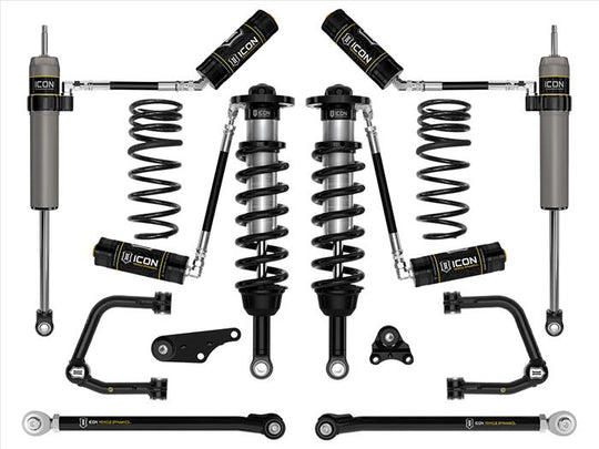 Icon Vehicle Dynamics 2024+ Toyota Tacoma 4WD 1.25 To 3 Inch Stage 7 Suspension System W/ Tubular UCA Triple Rate Rear Springs K53297TS
