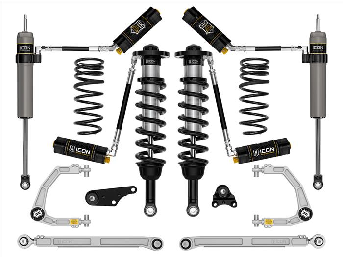 Icon Vehicle Dynamics 2024+ Toyota Tacoma 4WD 1.25 To 3 Inch Stage 8 Suspension System W/ Billet UCA Triple Rate Rear Springs K53298S