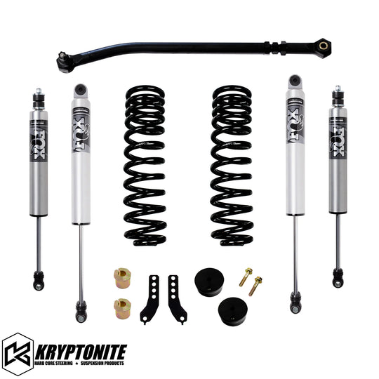 Kryptonite Products 2017-2025 Ford F250 F350 Stage 2 Leveling Kit 2.5 Performance Series HTO Fox Shocks KRFD17STAGE2FOXHTO