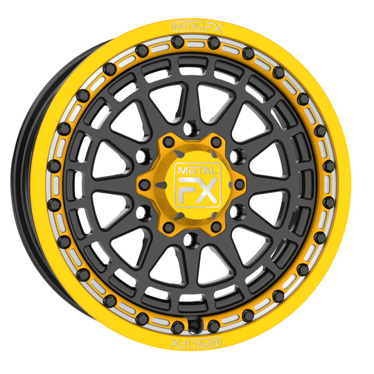Metal FX Offroad Outlaw 6R 15 x 6 Forged Monoblock Beadlock Custom Can-Am Maverick R Forged Beadlock