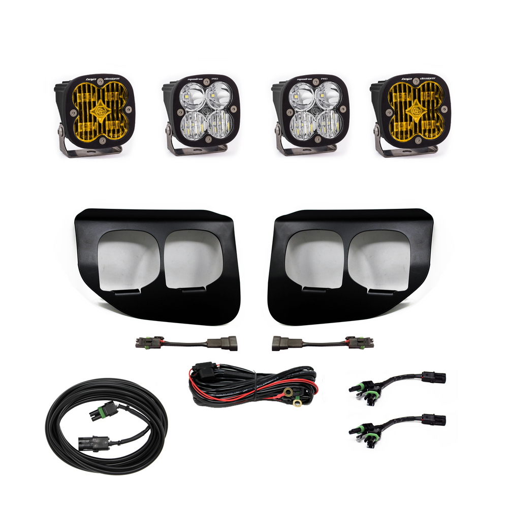 20-Up Ford Super Duty Fog Lights Dual FPK Amber SAE/Pro DC