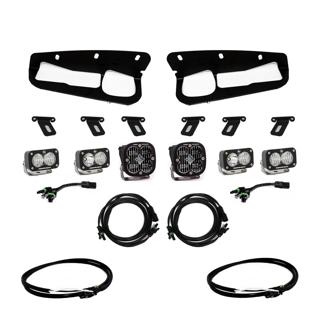 
                
                    Load image into Gallery viewer, 21-Up Ford Bronco Clear SAE Fog Pocket Kit w/Upfitter
                
            