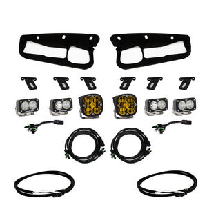 21-Up Ford Bronco Amber SAE Fog Pocket Kit w/Upfitter