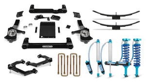 
                
                    Load image into Gallery viewer, Cognito Motorsports 19-22 Silverado Trail Boss Sierra AT4 1500 4WD 4-Inch Elite Lift Kit with King 2.5 Remote Reservoir Shocks
                
            