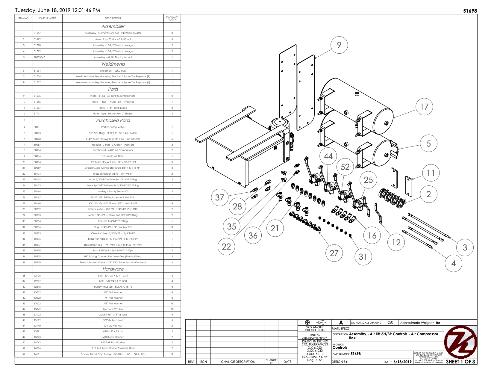 Kelderman Suspension Air Lift 3h Electronic Control System – Industrial ...