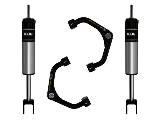 Icon Vehicle Dynamics 2020-Up GM 2500HD 3500HD 0 to 2 Inch IR Shock System W/ Tubular Upper Control Arms