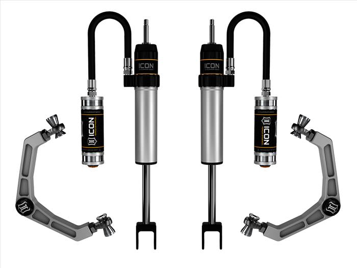 Icon Vehicle Dynamics 2020-Up GM 2500HD 3500HD 0 to 2 Inch RR Shock System W/ Billet Upper Control Arm