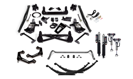 Cognito Motorsports 11-19 Silverado Sierra 2500HD 3500HD 2WD 4WD 7-Inch Elite Lift Kit With Elka Reservoir 2.5 Shocks 210-P1175