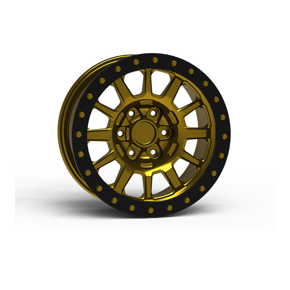 DCM シビック 改造 EG B/Gold+Carbon Short tail INNOV8 RACING G600 17 x 8.5