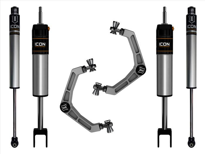 Icon Vehicle Dynamics 2020-Up GM 2500HD 3500HD 0 To 2 Inch Stage 1 Suspension System W/ Billet Upper Control Arm