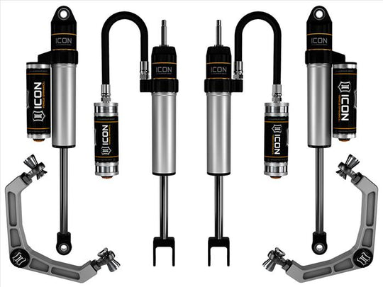Icon Vehicle Dynamics 2020-Up GM 2500HD 3500HD 0 To 2 Inch Stage 2 Suspension System W/ Billet Upper Control Arm