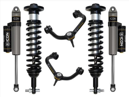 Icon Vehicle Dynamics 2021-Up Ford F150 4WD 0 To 2.75 Inch Stage 3 Suspension System W/ Tubular UCA