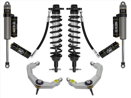 Icon Vehicle Dynamics 2021-Up Ford F150 4WD 0 To 2.75 Inch Stage 4 Suspension System W/ Billet UCA