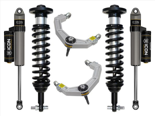Icon Vehicle Dynamics 2021-Up Ford F150 2WD 0 To 3 Inch Stage 3 Suspension System W/ Billet UCA